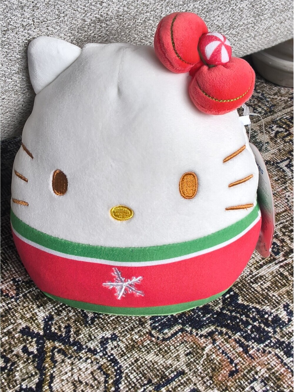 NWT Squishmallows Hello Kitty and Friends Plush Toy - Holiday Edition, 7-In